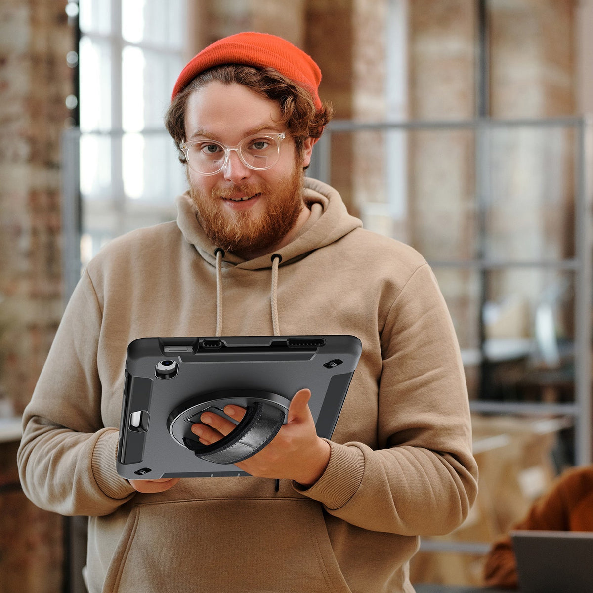 Rugged Shockproof Outdoor Case for iPad 11 A16 with Pencil slot- Military-Grade All-Round Protective Cover