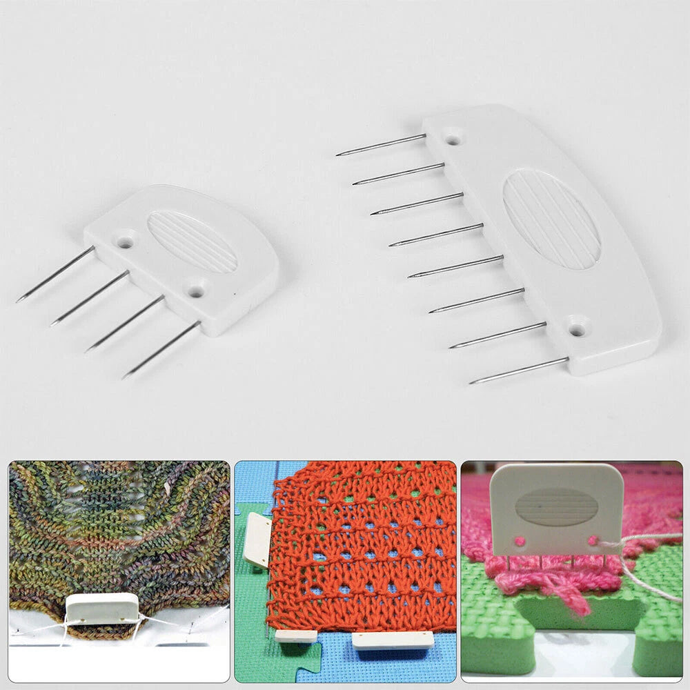 Knit Blockers & Pins Kit - 20pcs Blocking Tool for Knitting Crochet Lace