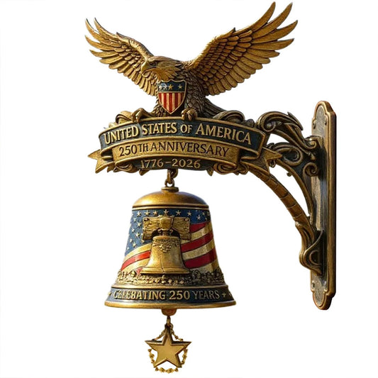 American Eagle Door Bell – 3D Printed Vintage Patriotic Decor, US 250th Chime
