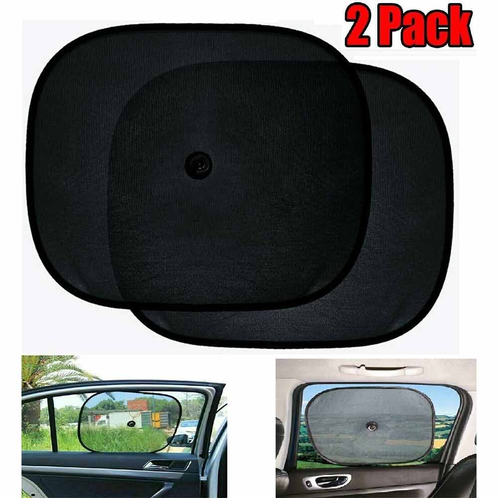 2-Piece Car Sun Shade Cover – Mesh Window Blind with Max UV Protection for Rear & Front Windows
