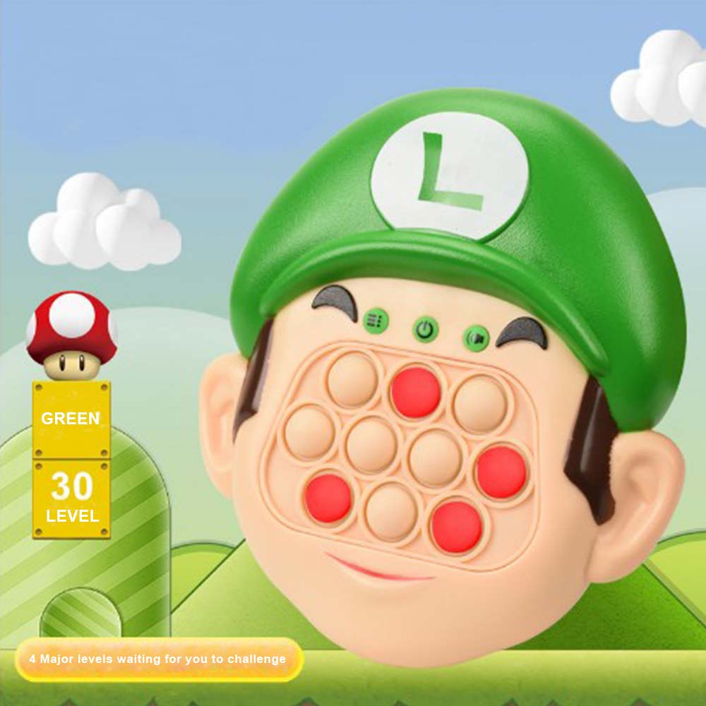 Pop It Push Puzzle Game Controller Bubble Sensory Fidget Toy Electronic Mario