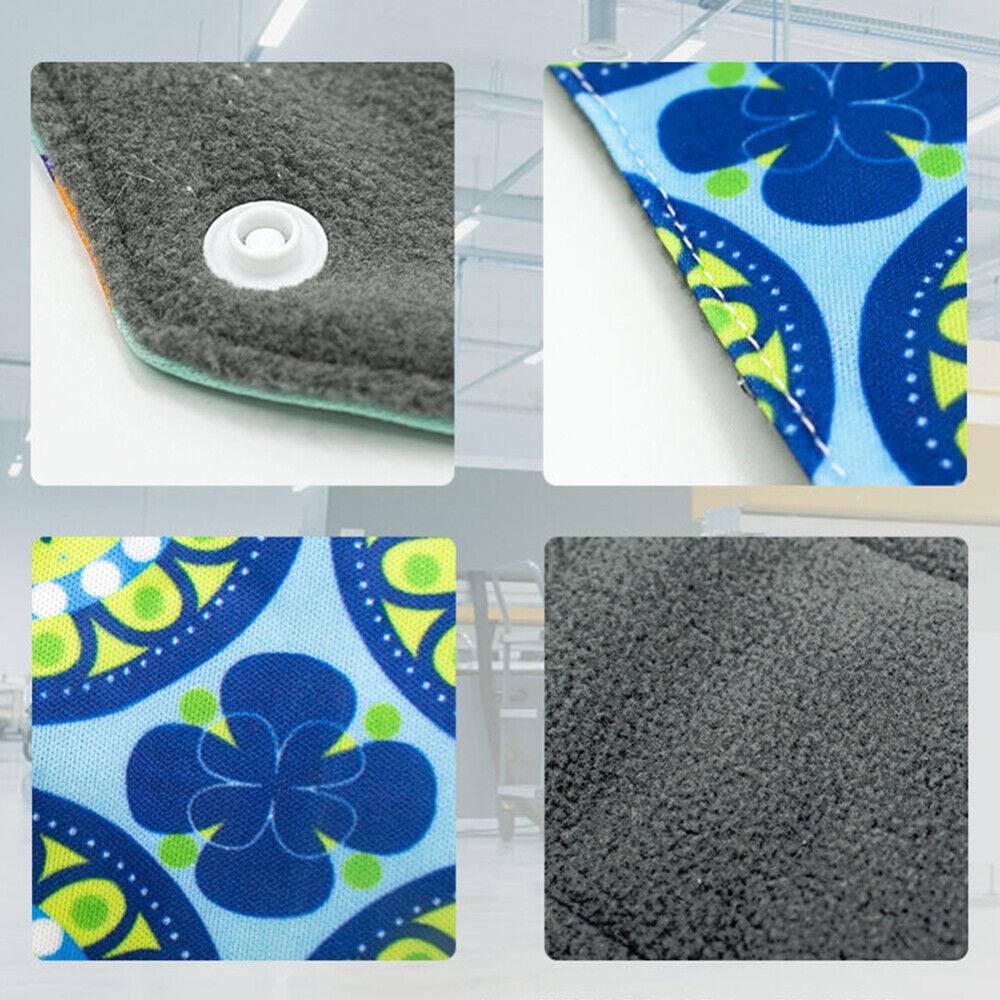 7pcs/Mixed Reusable Washable Bamboo Cloth Eco Sanitary Towels Period Pads