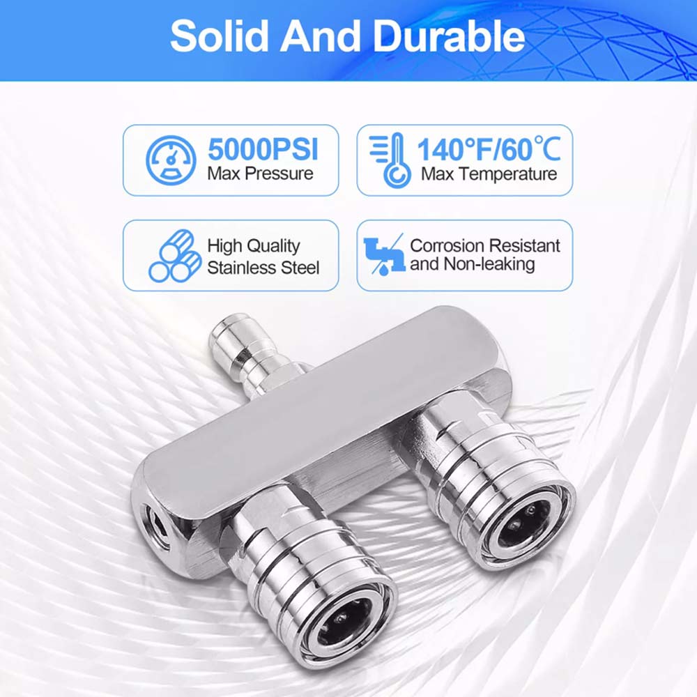 Dual Nozzle Pressure Washer – 1/4" Quick Connect Spray Tips (0° Red & 40° White)