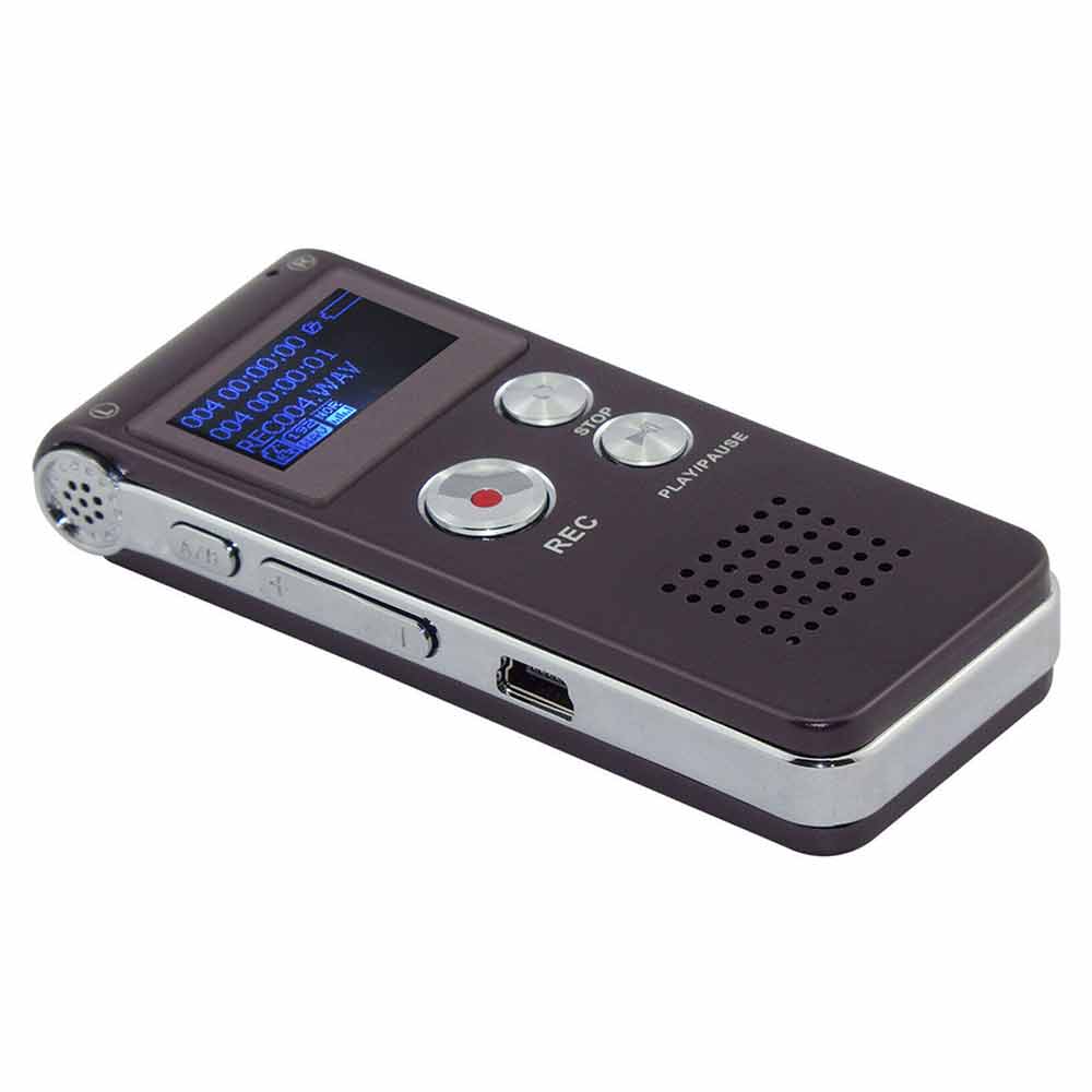 8GB Rechargeable Digital Audio/Sound/Voice Recorder Dictaphone MP3 Player RT