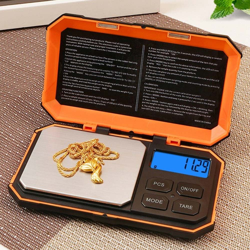 Mini Pocket Small Digital Pans Gold Jewellery Weighing Scales Micro 50g~0.001g