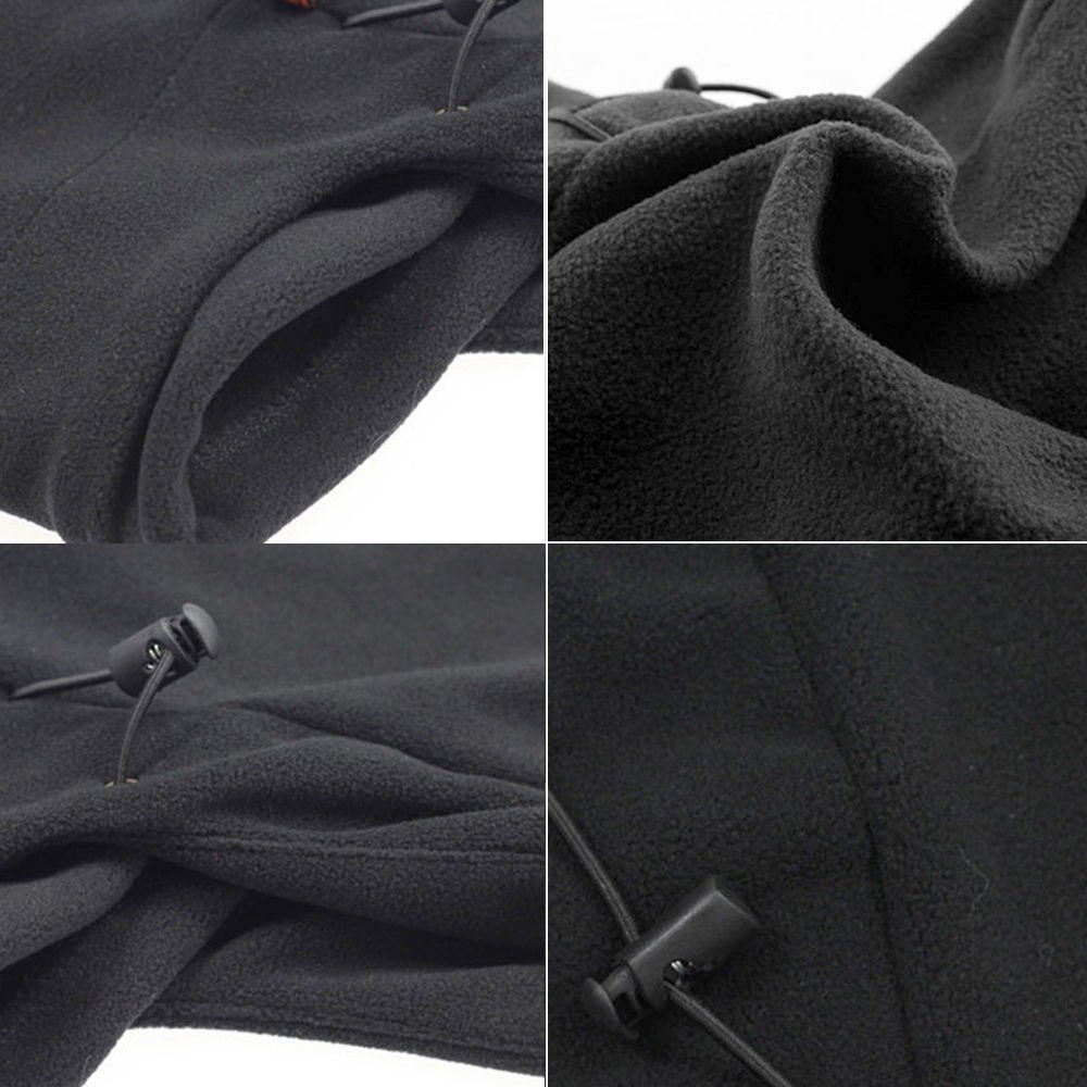 Winter Ski Warm Hood – Outdoor Double Layer Thick Fleece Windproof Cap