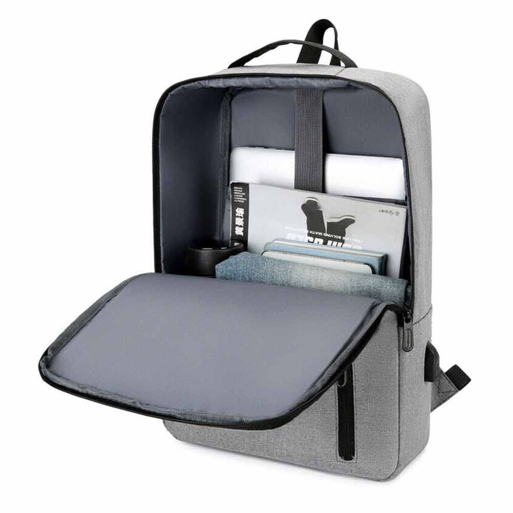 Business Bag Schoolbag Backpack Shoulder Bag Male Large Capacity Bag Charging USB