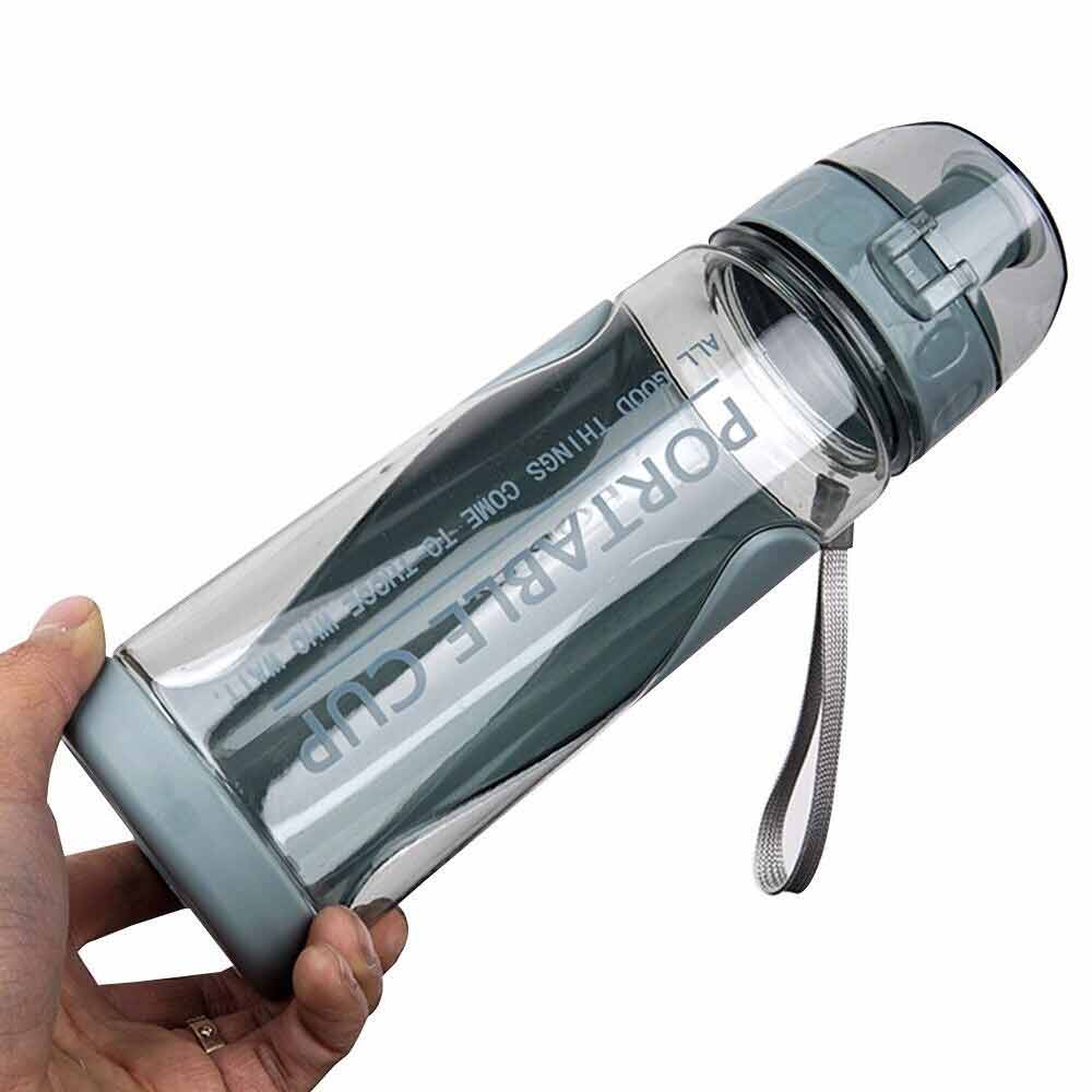 Leakproof Gym Bottle Drink Mugs Unisex Portable Sports Water Bottle BPA Free