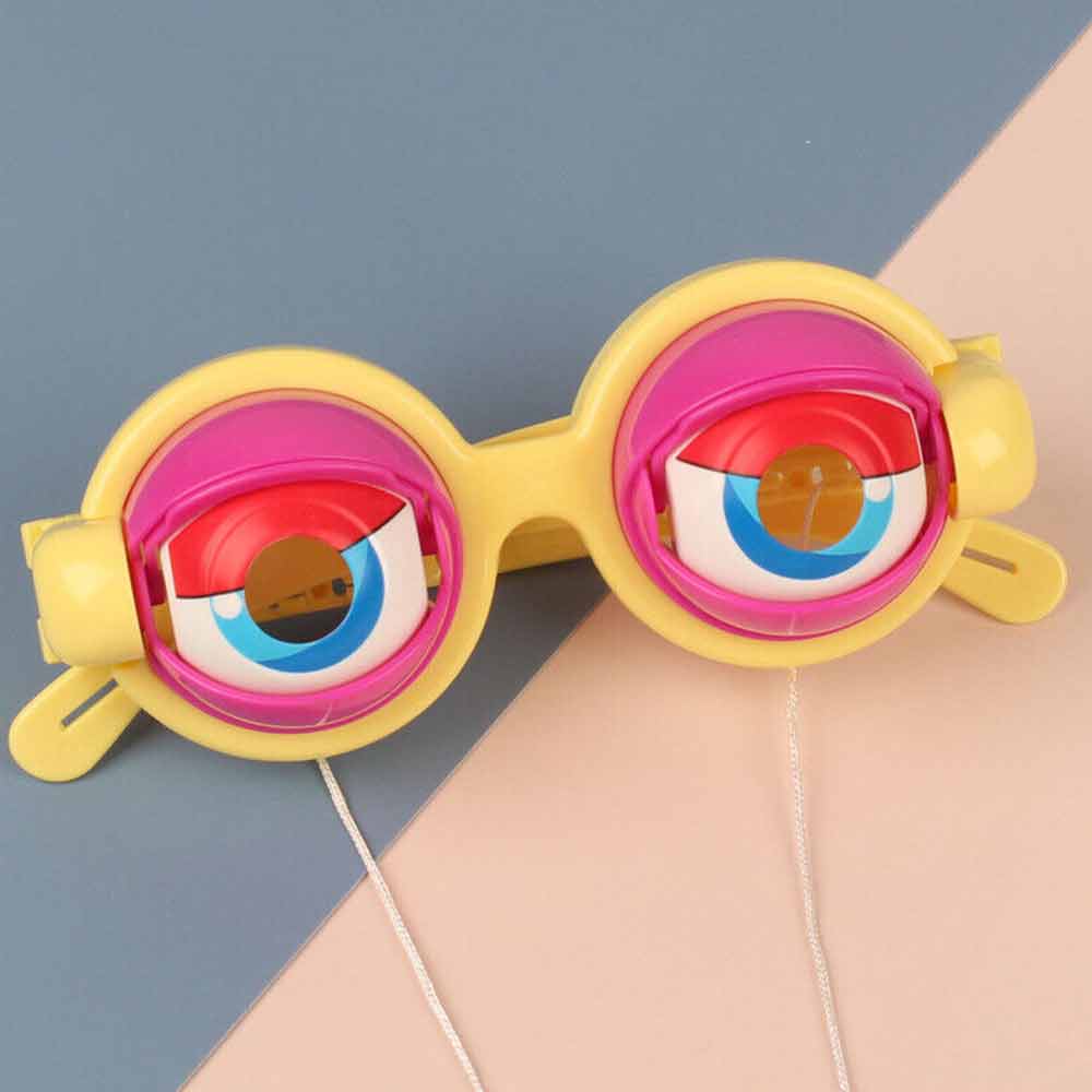 Funny Glasses Crazy Eyes Props Toy Pranks Adult Kids Party Eyewear Crazy Blink