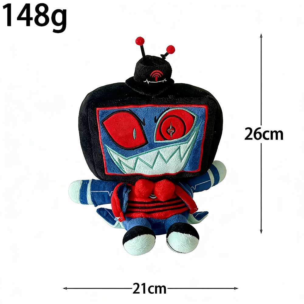 Blue Hazbin Hotel Vox Plush Toy - Character Doll Gift for Fans