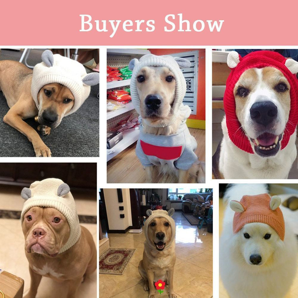 Relief Winter Pet Ears Covers Warm Puppy Cap Warm Earmuffs Dog Ear Muffs