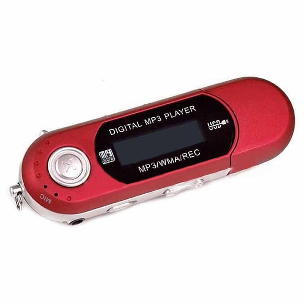 4GB/8GB Portable USB MP3 Player – Digital LCD Screen, FM Radio, Rechargeable Music Player with Built-in Memory