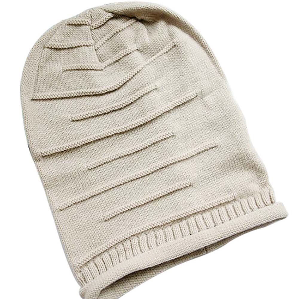 Women Men Hiphop Crochet Knitted Slouch Oversize Warm Baggy Beanie Hat Cap Beret