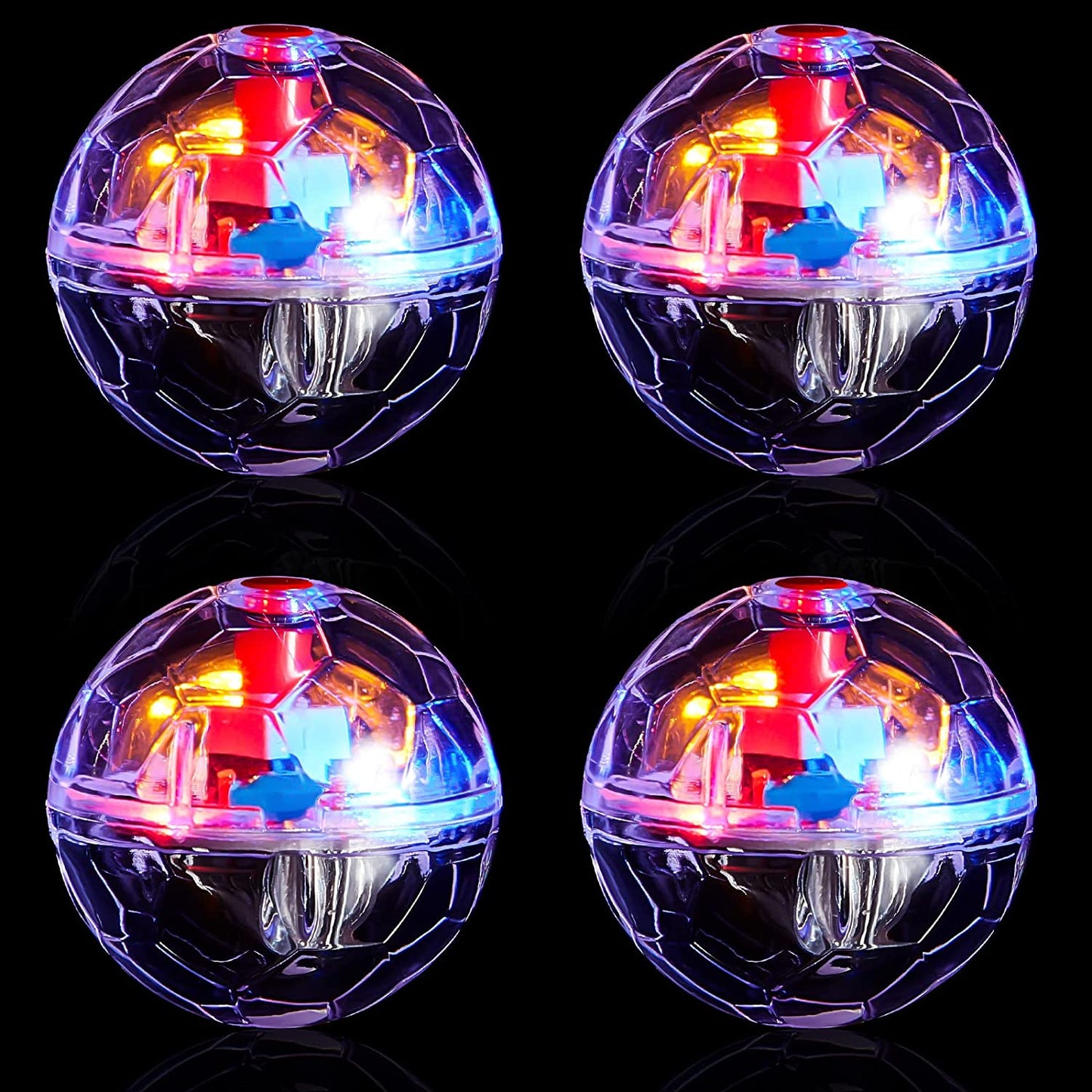 3x Ghost Hunting Motion Light Up Balls Flash Paranormal Equipment Pet Toy Motion