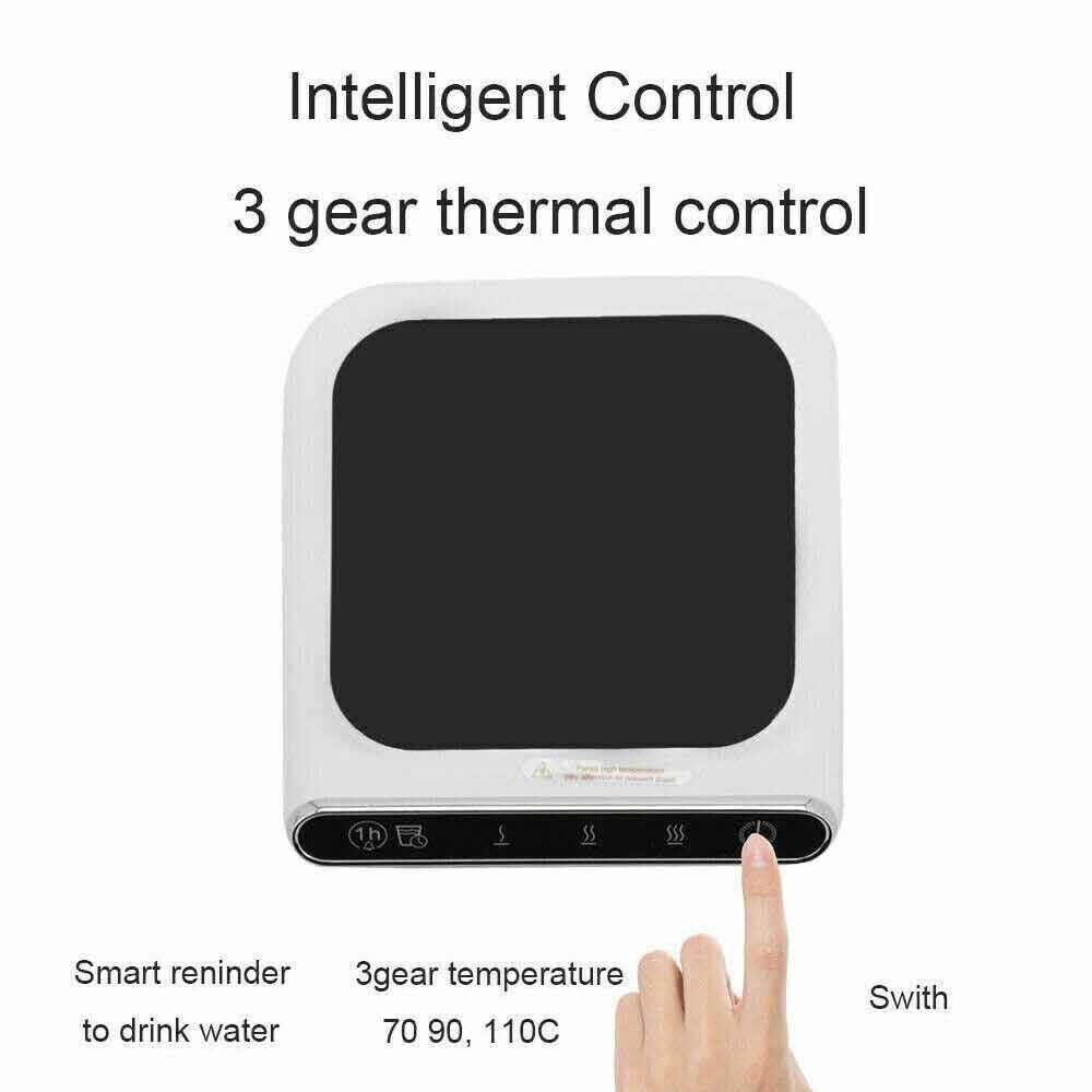 Smart USB Coffee Mug Warmer Tea Milk Cup Heater Pad Heating Plate Office Home