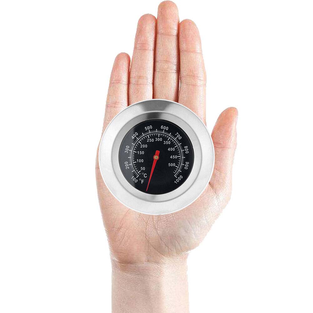 Stainless Steel Oven Thermometer BBQ Temperature Gauge Kitchen Barbecue