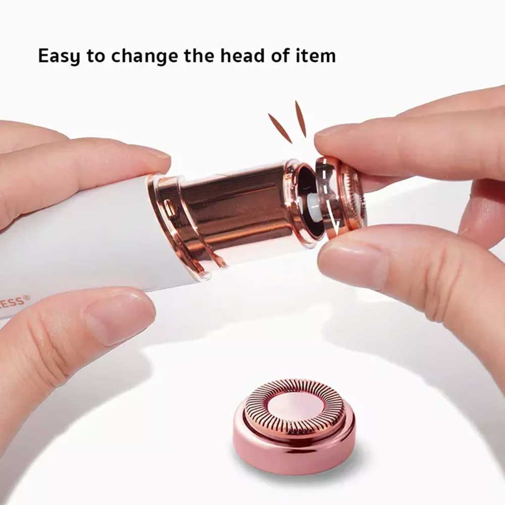 Portable Rechargeable Painless Facial Hair Remover Discreet Pocket Epilator