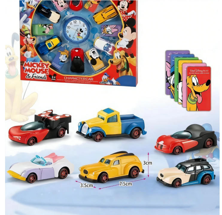 6pcs Hot Wheels Cute Alloy Car Sliding Racing Metal Toy Gift