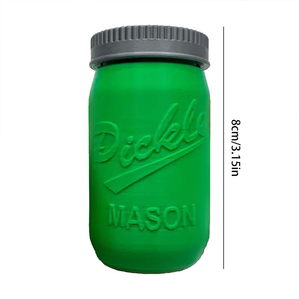 3D Printed Pickles in Mason Jar – Fun Articulated Pickle Gifts with Movable Mouths