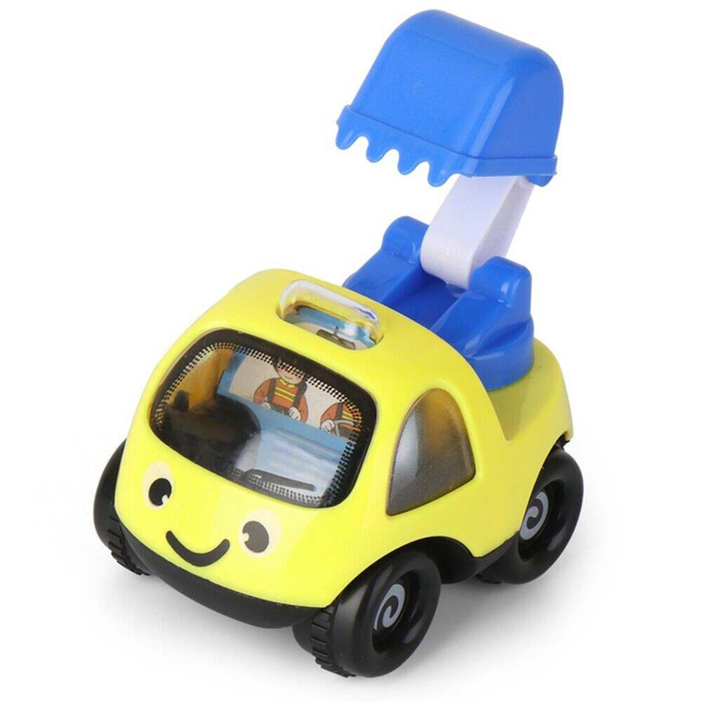 4Pcs Toy Gifts Cars Pull Back and Go Vehicles Set for Boys Toddler Kids Baby