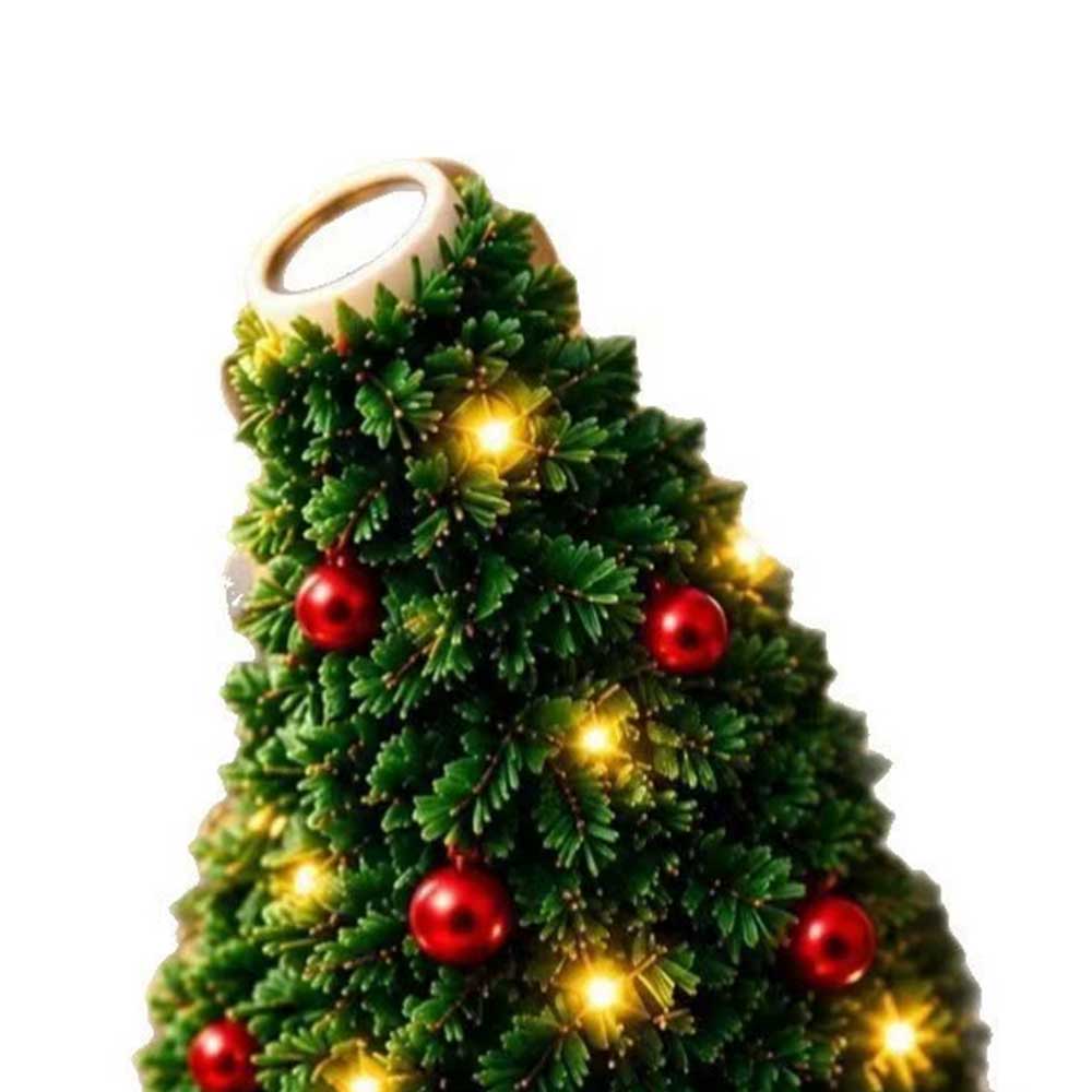 Christmas Projection Light – Santa & Tree USB LED Holiday Night Lamp