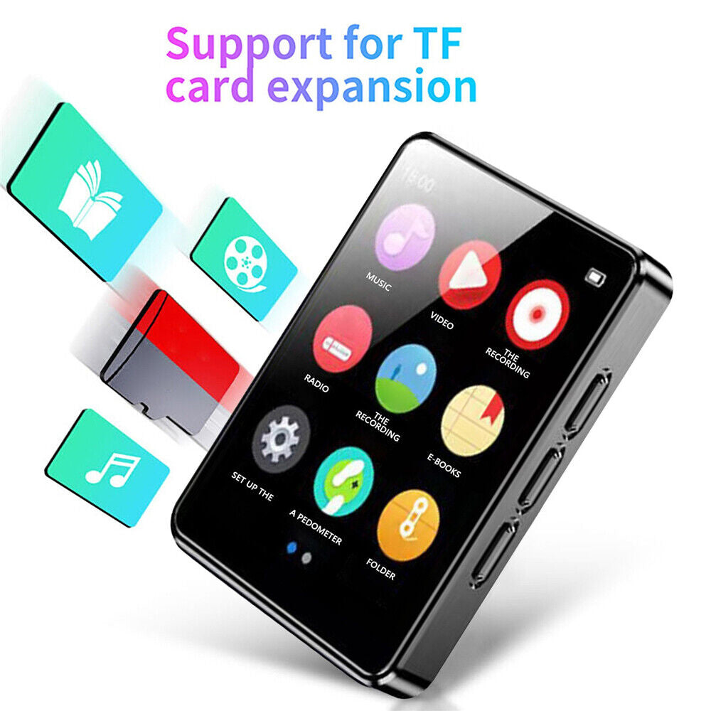 Full Touch Screen Bluetooth MP4/MP3  Music Player FM Radio Recorder TF Card