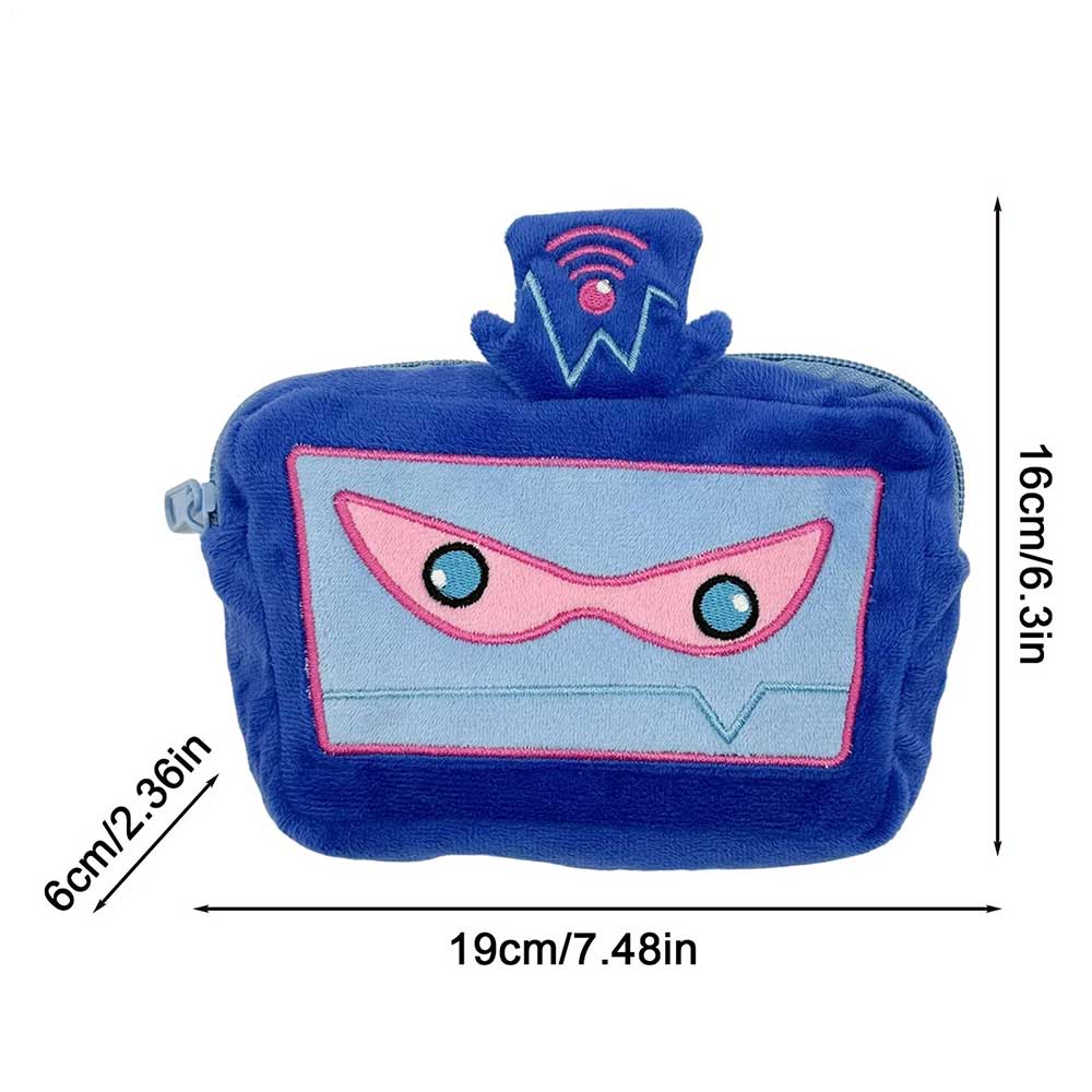 Hazbin Hotel VOX Plush Coin Purse — Character-Inspired Wallet & Cosmetic Bag for Fans