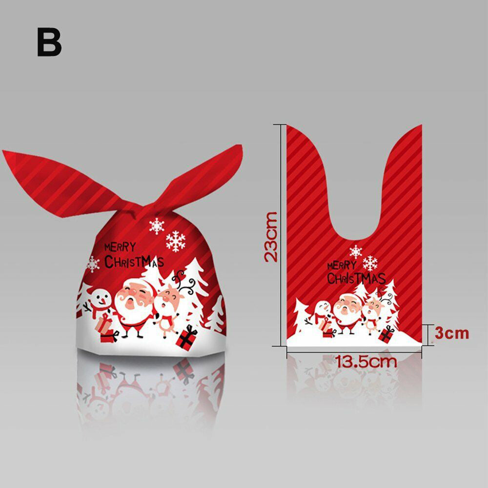 12PCS Christmas Candy Cookie Boxes Bakery Gift Boxes Cupcake Muffin Cake Box