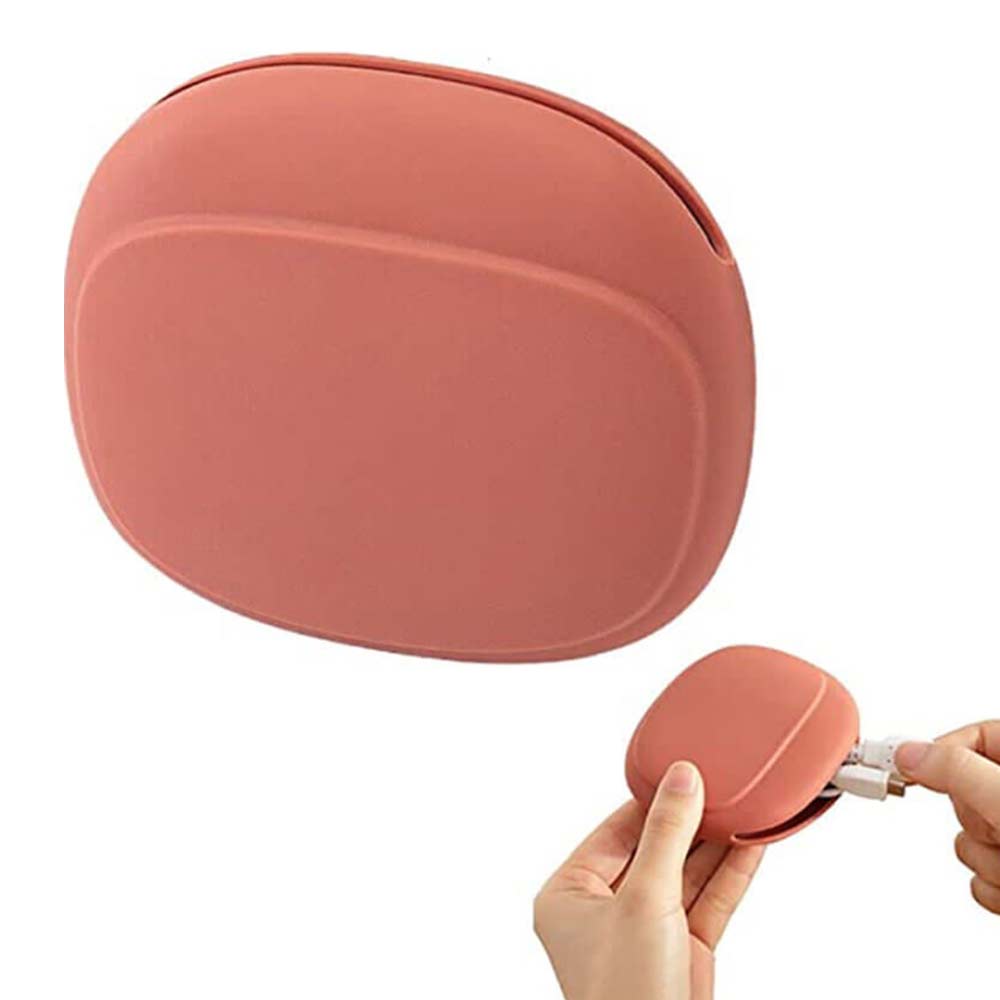 Portable Bag Charging Cable Silicone Data Cable Earphone Storage Box