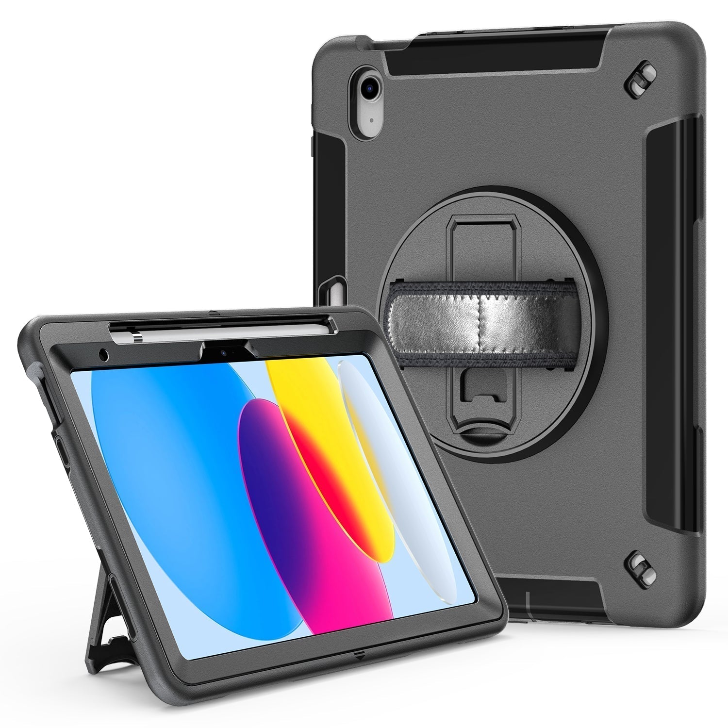 Rugged Case With Pen Holder for iPad (A16 2025) / iPad (10th Gen 2022) 10.9"