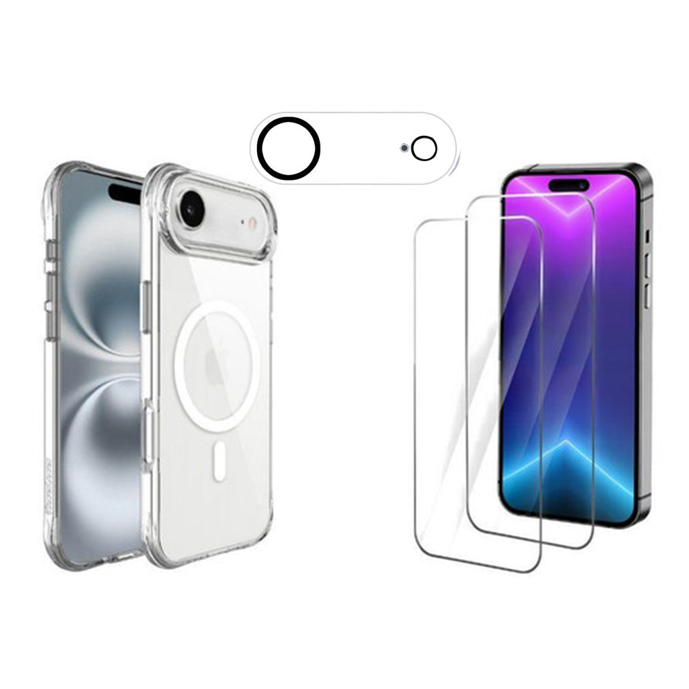 Bundle for iPhone 17 Air – MagSafe Shockproof Case with Screen & Lens Protectors Set