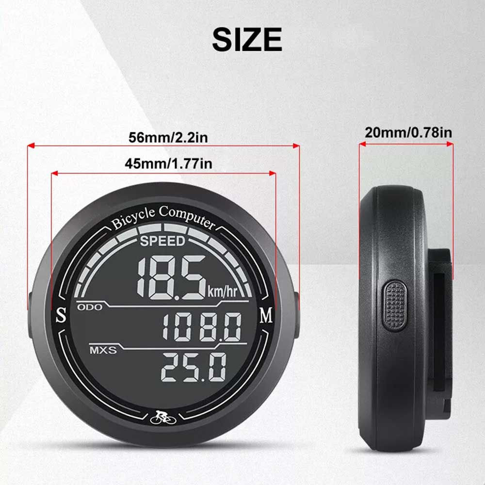 Bike Cycling Speedometer Wireless Waterproof Bike Meter Computer Speed Odometer