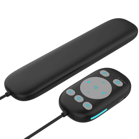 Bluetooth Bone Conduction Speaker with Timer Remote - 3-in-1 White Noise Machine for Sleeping Under Pillow