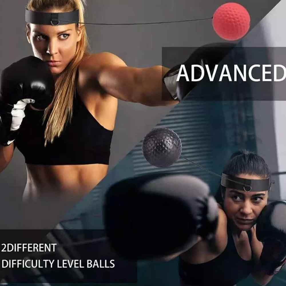 Reflex Boxing Ball Kit with 2 String Balls, Boost Hand-Eye Coordination & Reaction Speed