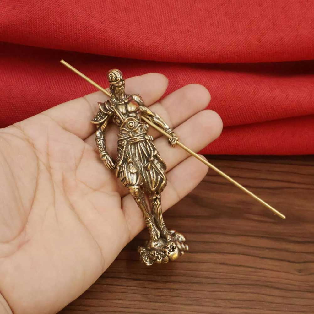 Black Myth 3D Wukong Figurine Ornaments Wukong Brass Miniature Figurines