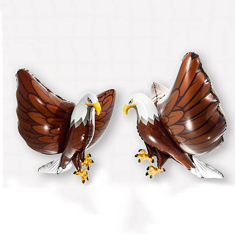 Hawk Foil Balloon 2PCS – 3D Eagle Balloon for Zoo & Jungle Party Decoration