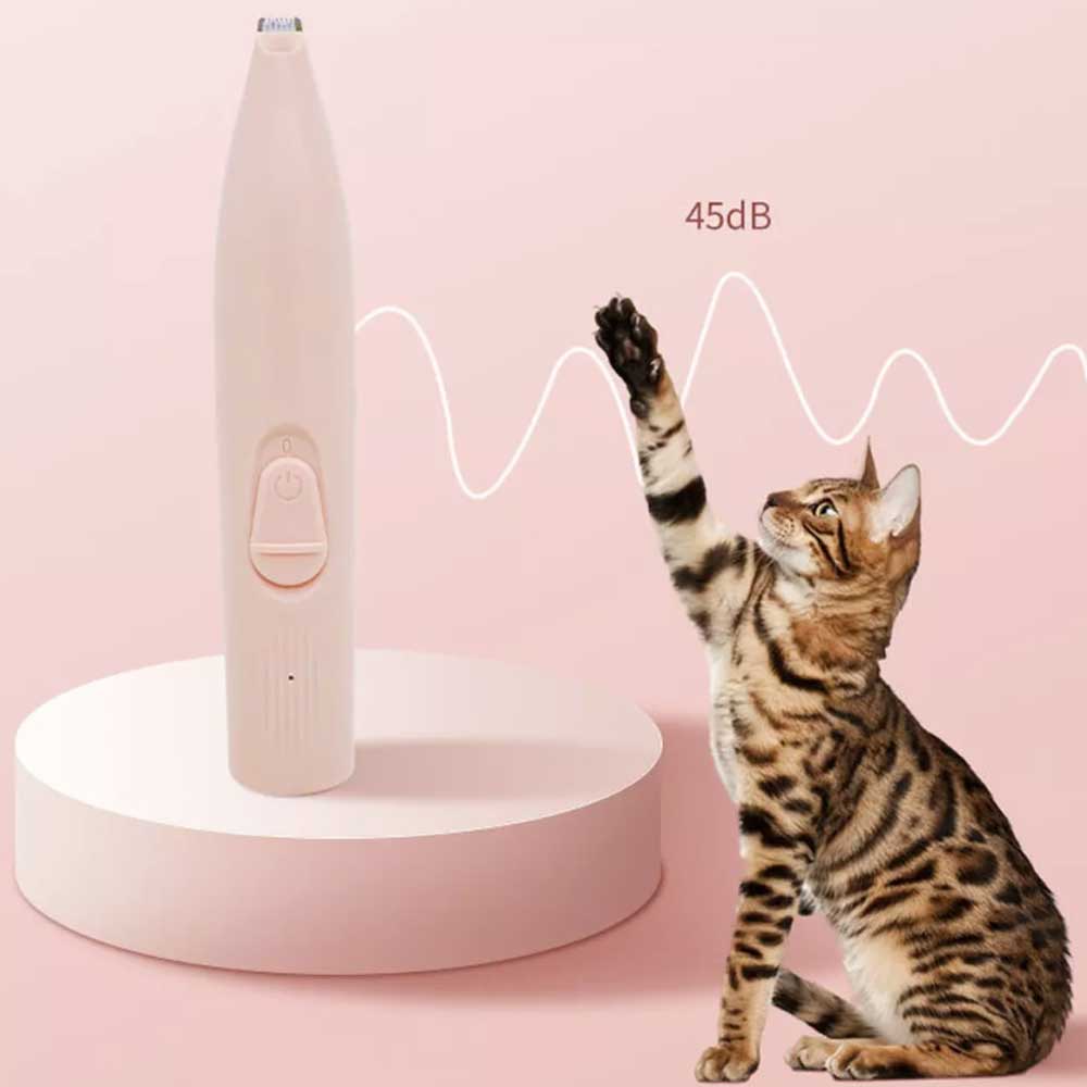 Dog Paw Trimmer Electric Cat Pads Clippers Cordless Pet Hair Clippers Shaver USB Charging