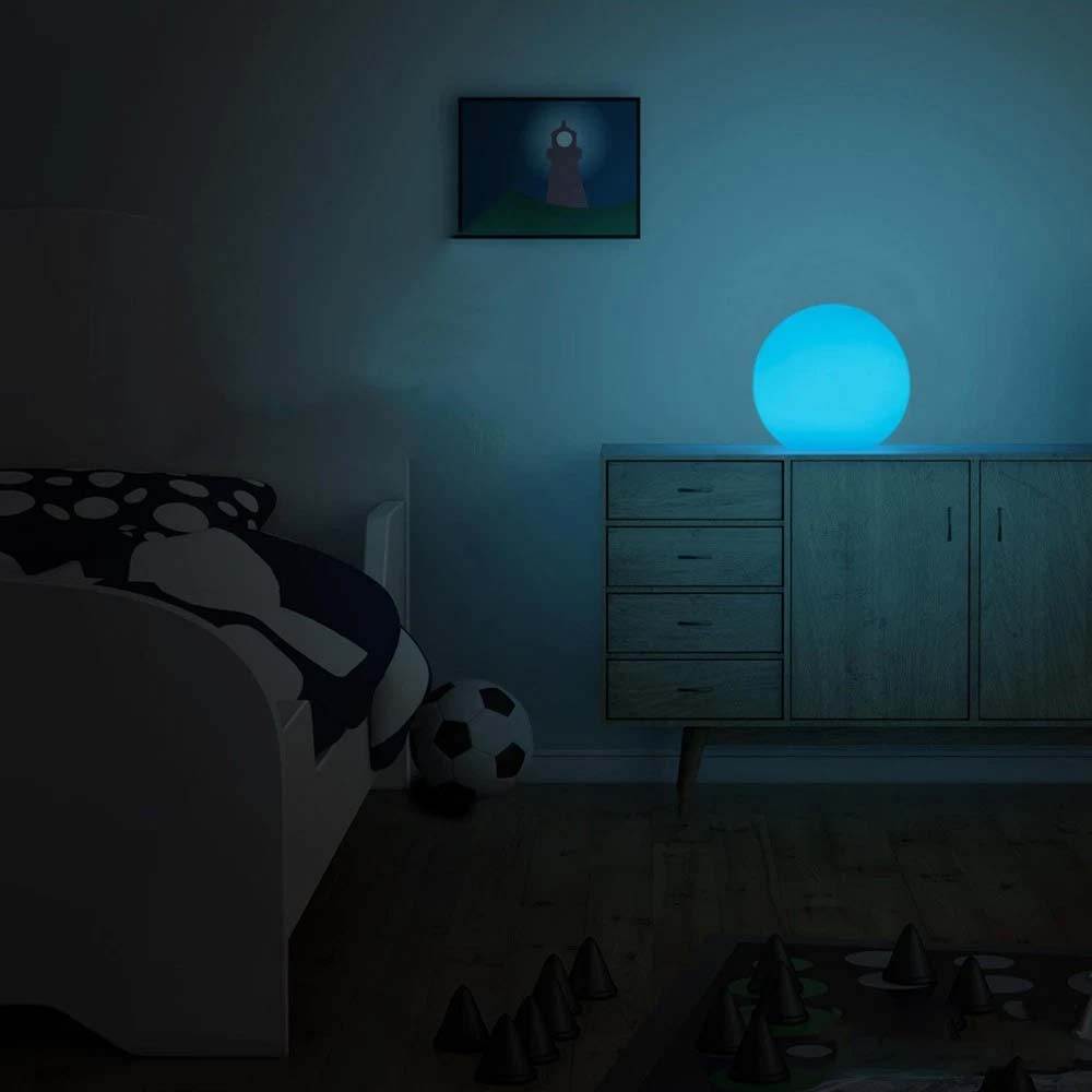 RGB LED Globe Light 15CM - 16 Colors Remote Control Mood Lamp, IP65 Waterproof