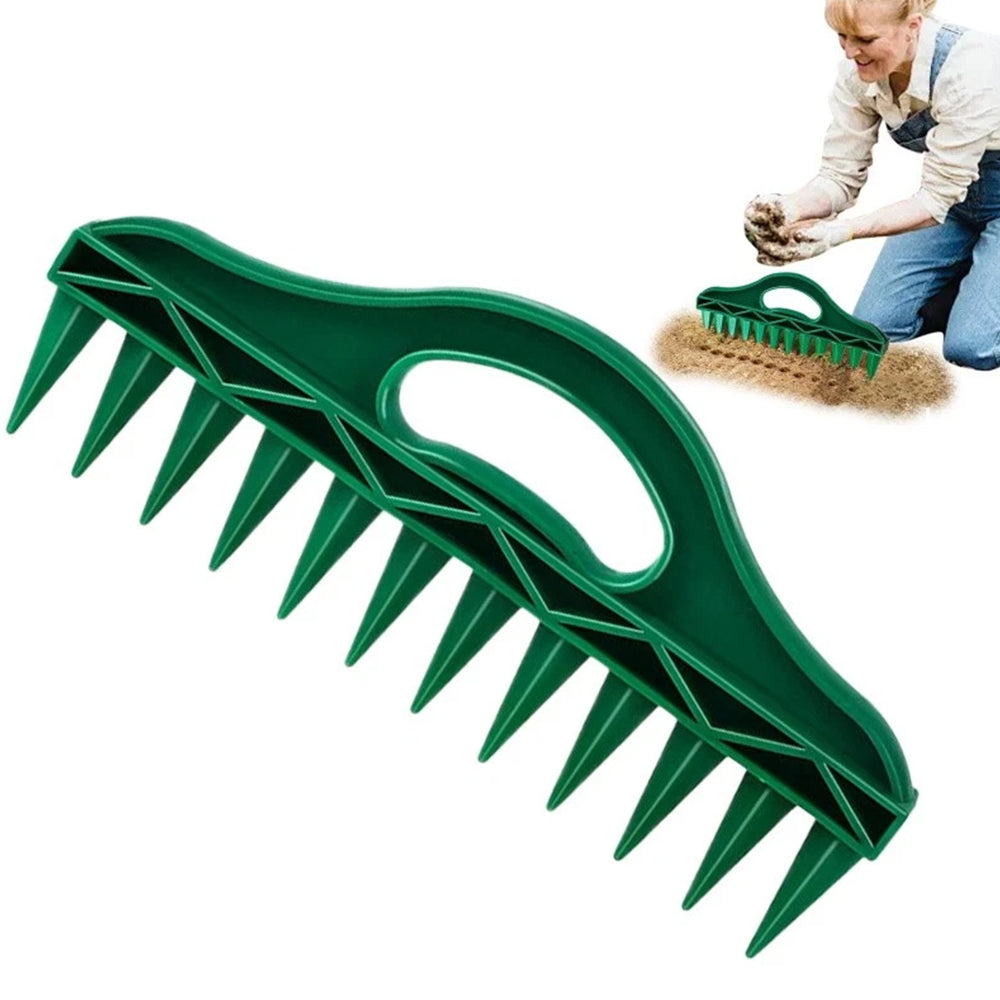 3PCS Hand Dibber Set - Garden Hole Punch Tool for Sowing Seeds & Planting
