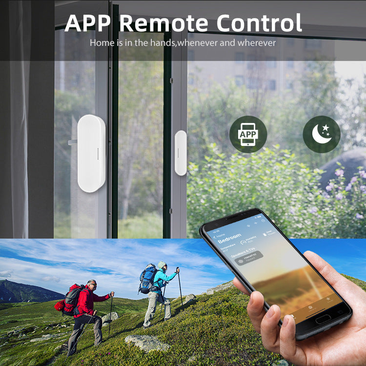WiFi Magnetic Door Alarm – Smart Sensor with Matter Thread & Phone Alert