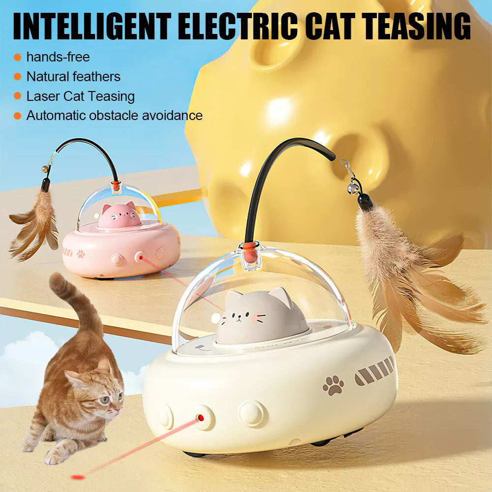 Automatic Cat Toys Interactive Smart Teasing Pet LED Laser Indoor Cat Toy
