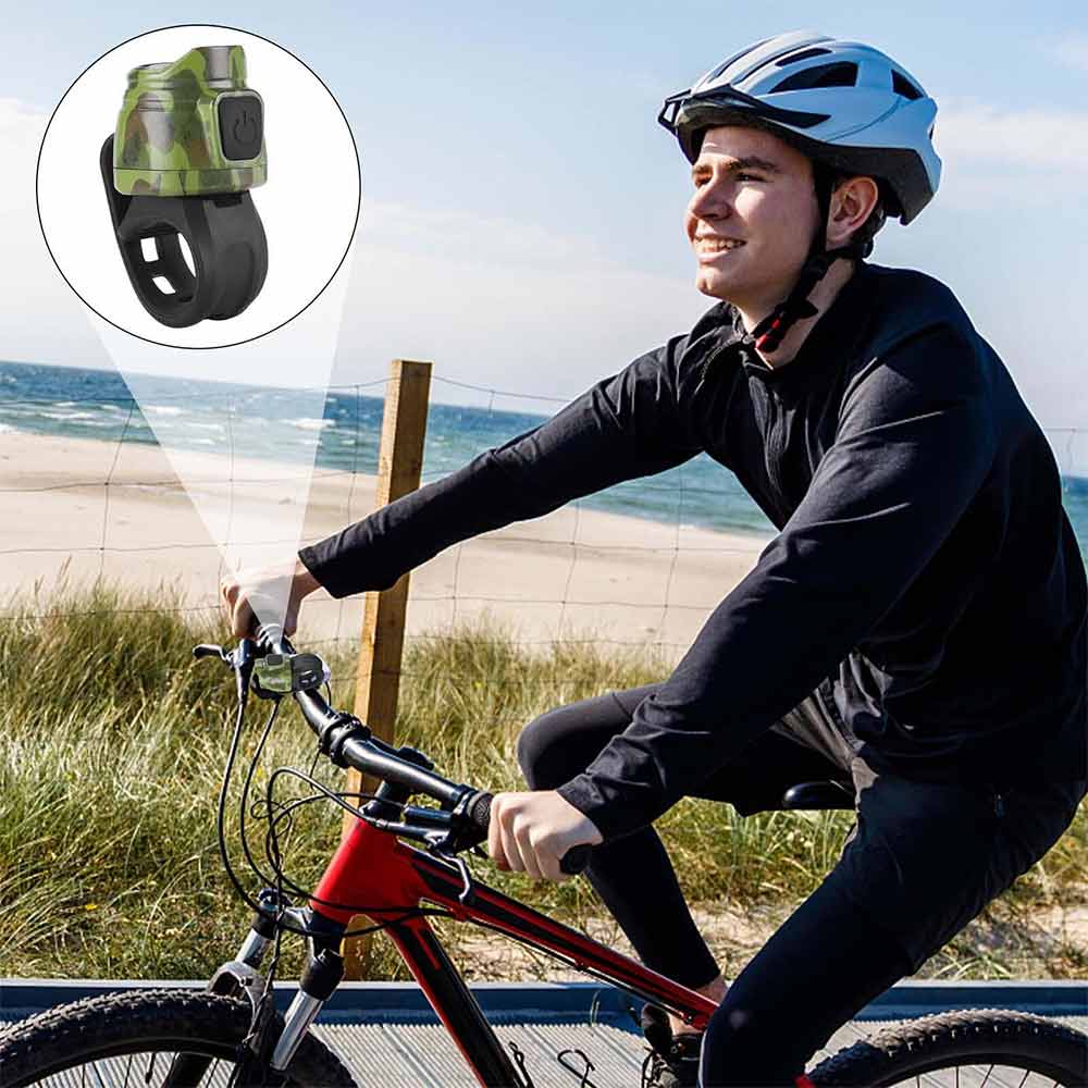 Bike Bell Riding Electric Horn Road Bike  Warning Ring USB Charging