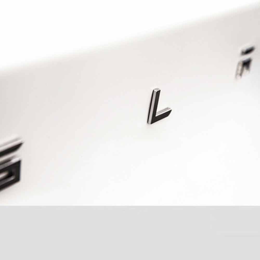 3D Trunk Letters Tailgate Rear Emblem Adhesive Badge for Tesla Model 3 Y X S