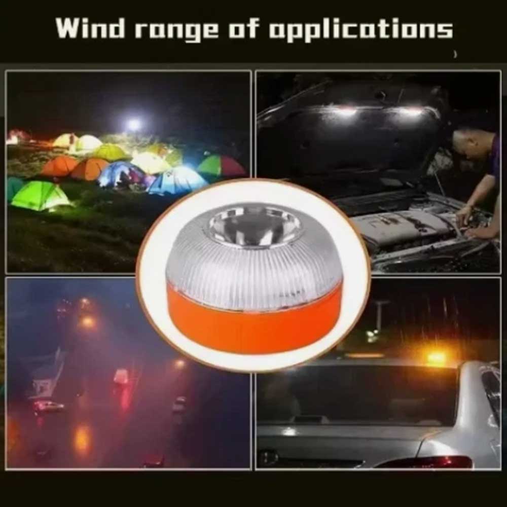V16 Magnetic Induction Car Emergency Beacon Light - Portable Strobe Flashing