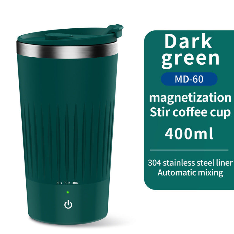 400ml Self Stirring Mug – Auto Mixing Electric Cup for Coffee, Tea, Protein Shakes & Beer