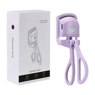 Electric Heated Curling Eyelash Tool Double Eyelash Curler USB Rechargeable