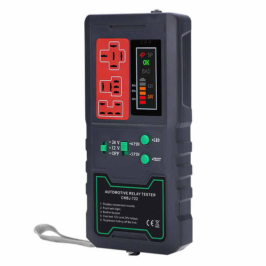 12V/24V LCD Automotive Electronic LIGHTING Relay Tester Car Checker