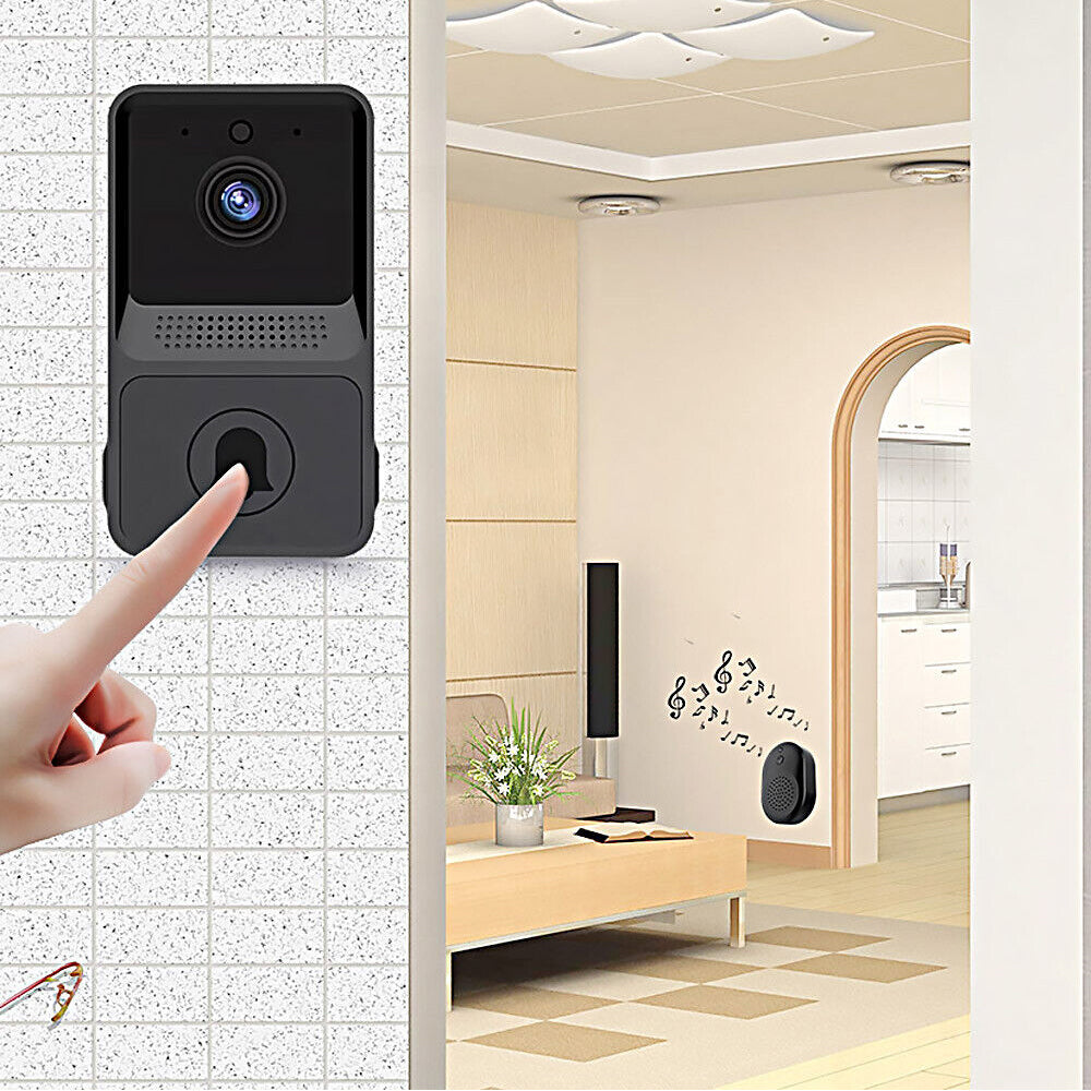 Wireless Doorbell Visible Door Bell WiFi Smart Intercom Ring Security