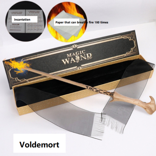 Harry Potter Same Style Flame Magic Wand Toy Real Fireball CosPlay Halloween