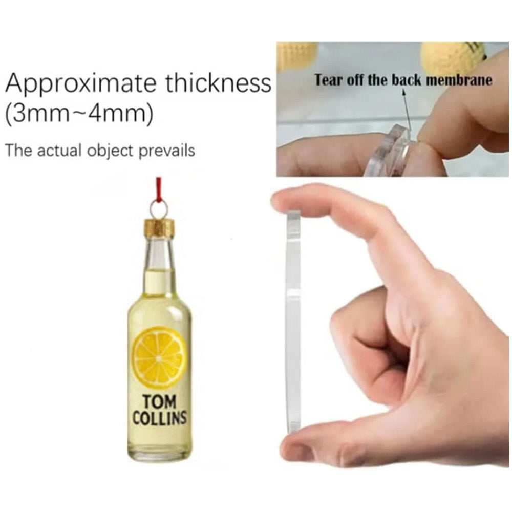 2025 Cocktail Advent Calendar - 24-Day Christmas Countdown with 2D Acrylic Design